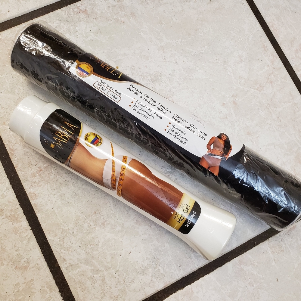 Body gel, hot gel & film wrap to burn fat